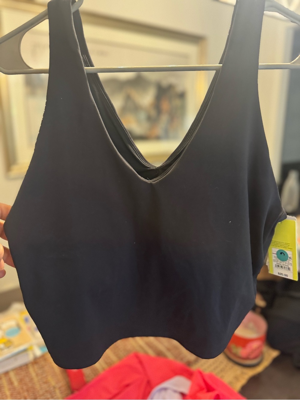 Target Black Seamless V-Neck Bralette